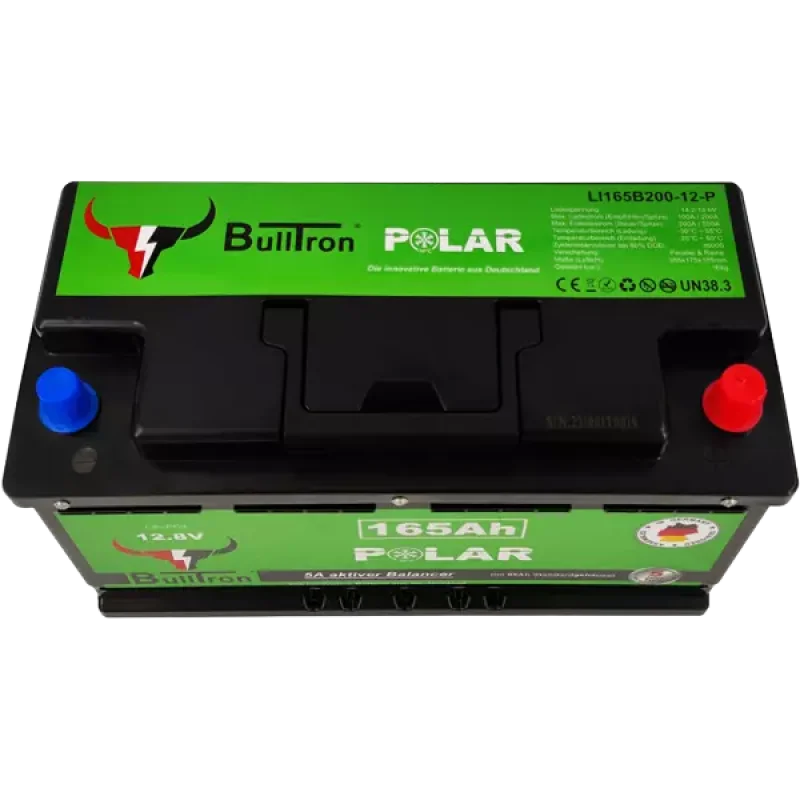 BullTron 230Ah Polar LiFePO4 12.8V Akku mit Smart BMS, Bluetooth