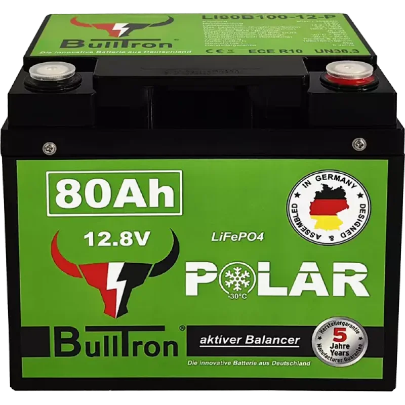 12V 80Ah Polar  Bulltron - LiFePO4
